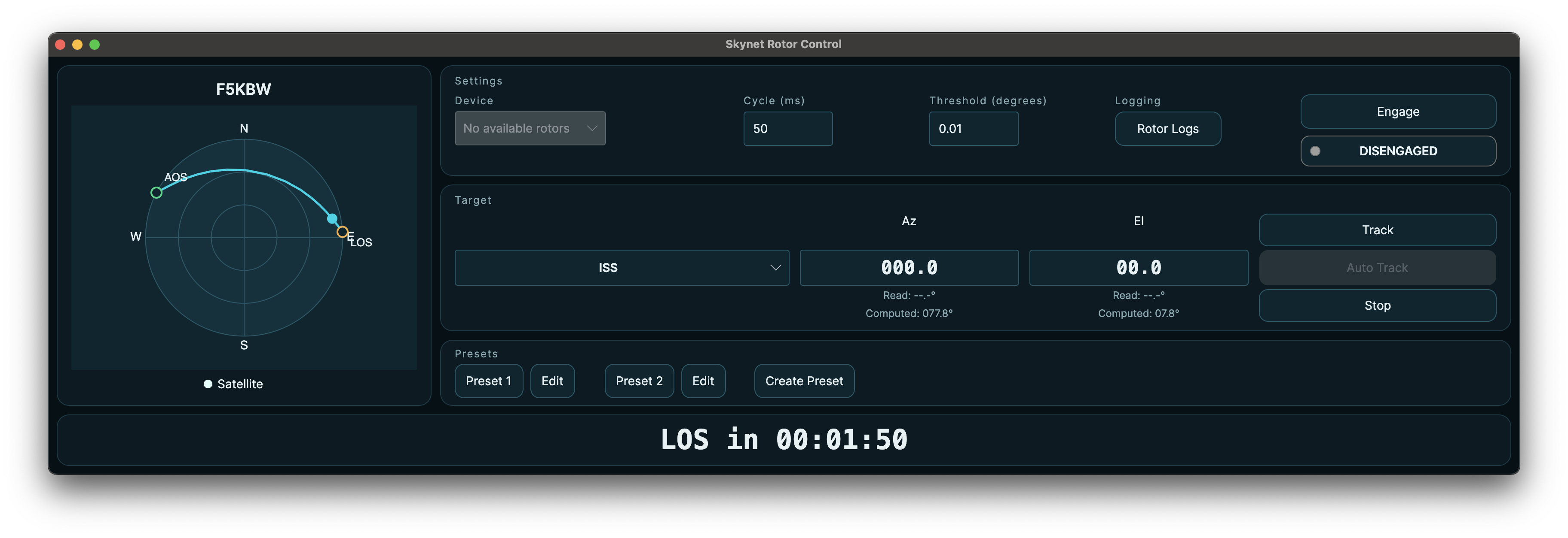Skynet rotor control